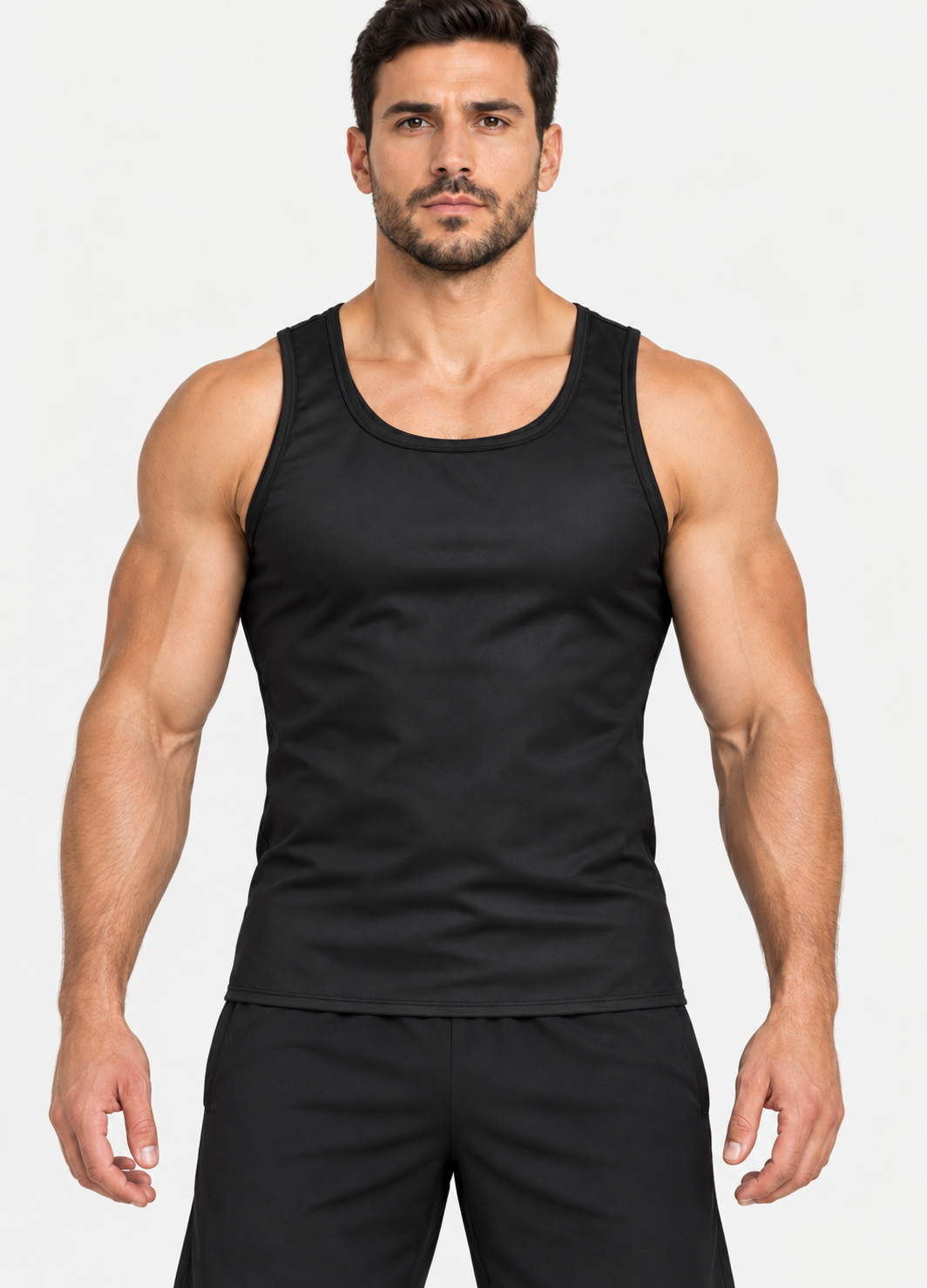 Regata Sauna usada por modelo em pé